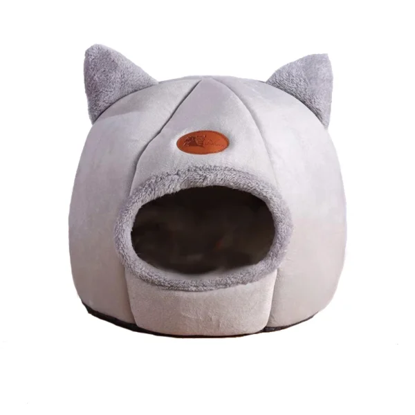 Deep Sleep Winter Cat Bed – Cozy Cave Nest for Small Dogs & Cats - Image 4