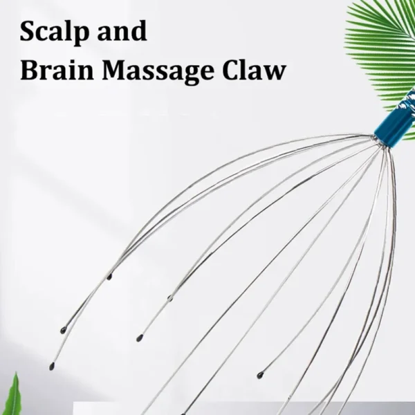 Pet Massage Claw Head Massager – Wooden Octopus Scalp Tool for Claw Scratching - Image 4