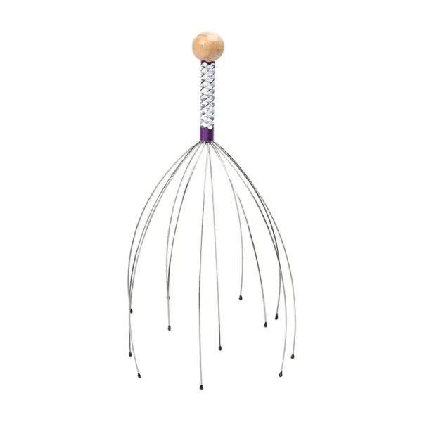 Pet Massage Claw Head Massager – Wooden Octopus Scalp Tool for Claw Scratching - Image 6