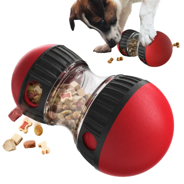 This interactive dog toy improves your pet's IQ with slow feeder design, offering mental stimulation and rewards while preventing boredom and destructive behavior.