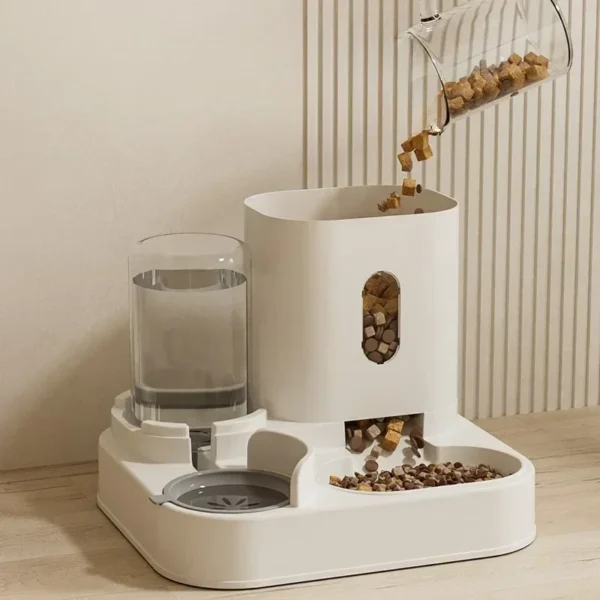 Automatic Pet Feeder & Water Fountain – Large Capacity Raised Bowl for Cats & Dogs - Image 3