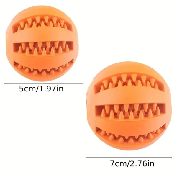 Dog Toy Ball – Nontoxic Bite-Resistant Chew Ball for Dogs, Puppies, and Cats - Image 3