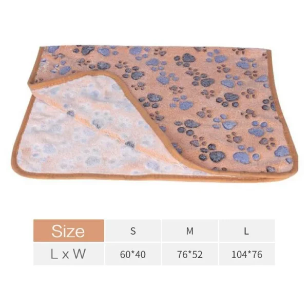 Soft Fluffy Cartoon Pet Blanket – Warm, Cozy & Comfortable for Cats and Dogs - Image 6