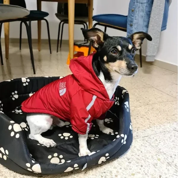 Waterproof Reflective Pet Coat – Winter Warm Fleece Dog Jacket for Small & Medium Dogs - Image 3