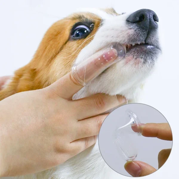 Super Soft Pet Finger Toothbrush – Teeth Care Tool for Dogs and Cats - Image 4
