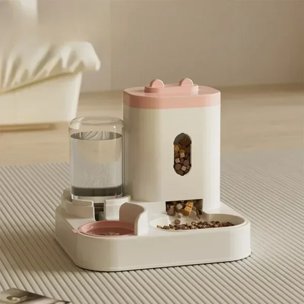 Automatic Pet Feeder & Water Fountain – Large Capacity Raised Bowl for Cats & Dogs - Image 5