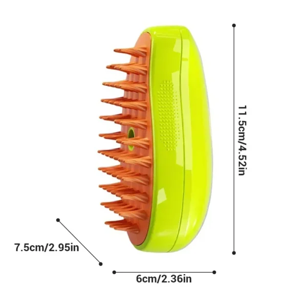 Dog & Cat Steamy Brush – 3-in-1 Electric Grooming Tool for Massage, Shedding & Care - Image 5
