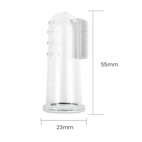 Super Soft Pet Finger Toothbrush – Teeth Care Tool for Dogs and Cats - Image 2