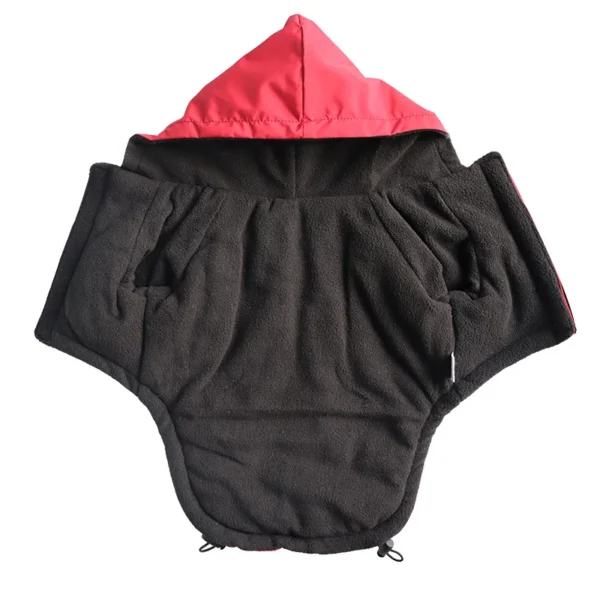 Waterproof Reflective Pet Coat – Winter Warm Fleece Dog Jacket for Small & Medium Dogs - Image 2