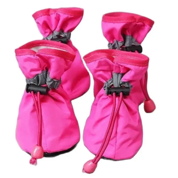 Set Waterproof Pet Dog Shoes – Anti-slip Rain Boots for Small Cats and Dogs - Image 3